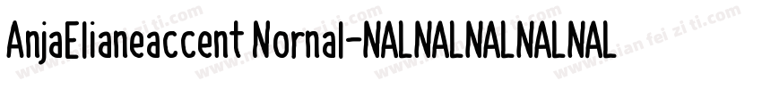 AnjaElianeaccent Nornal字体转换
